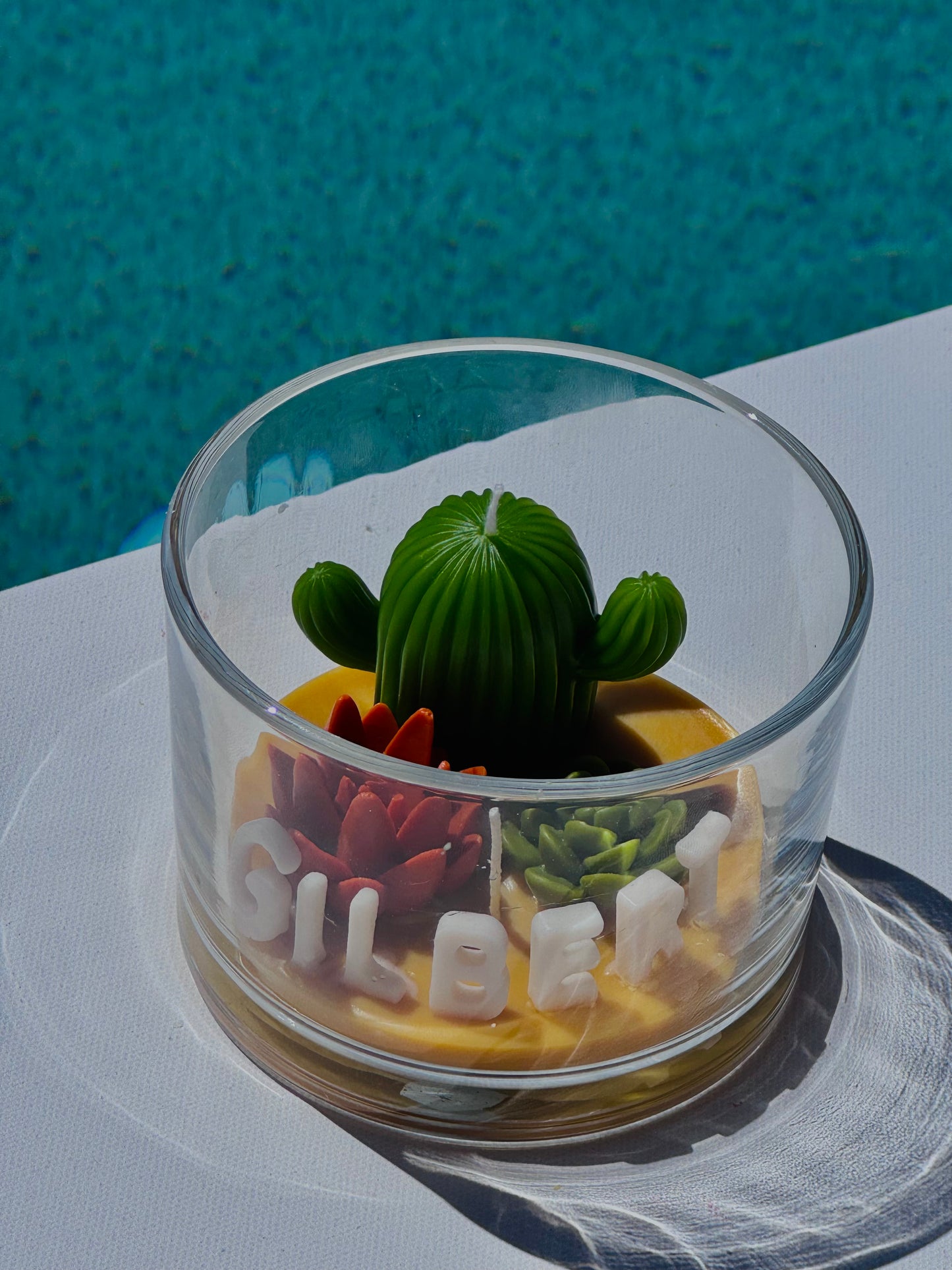 Succulent Garden Gilbert Candle