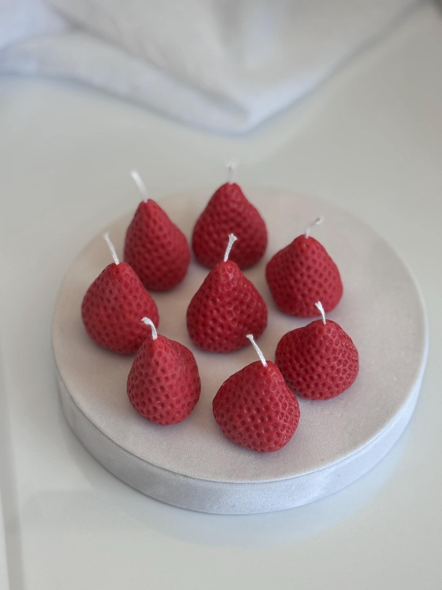 Birthday Cake Strawberry Candles