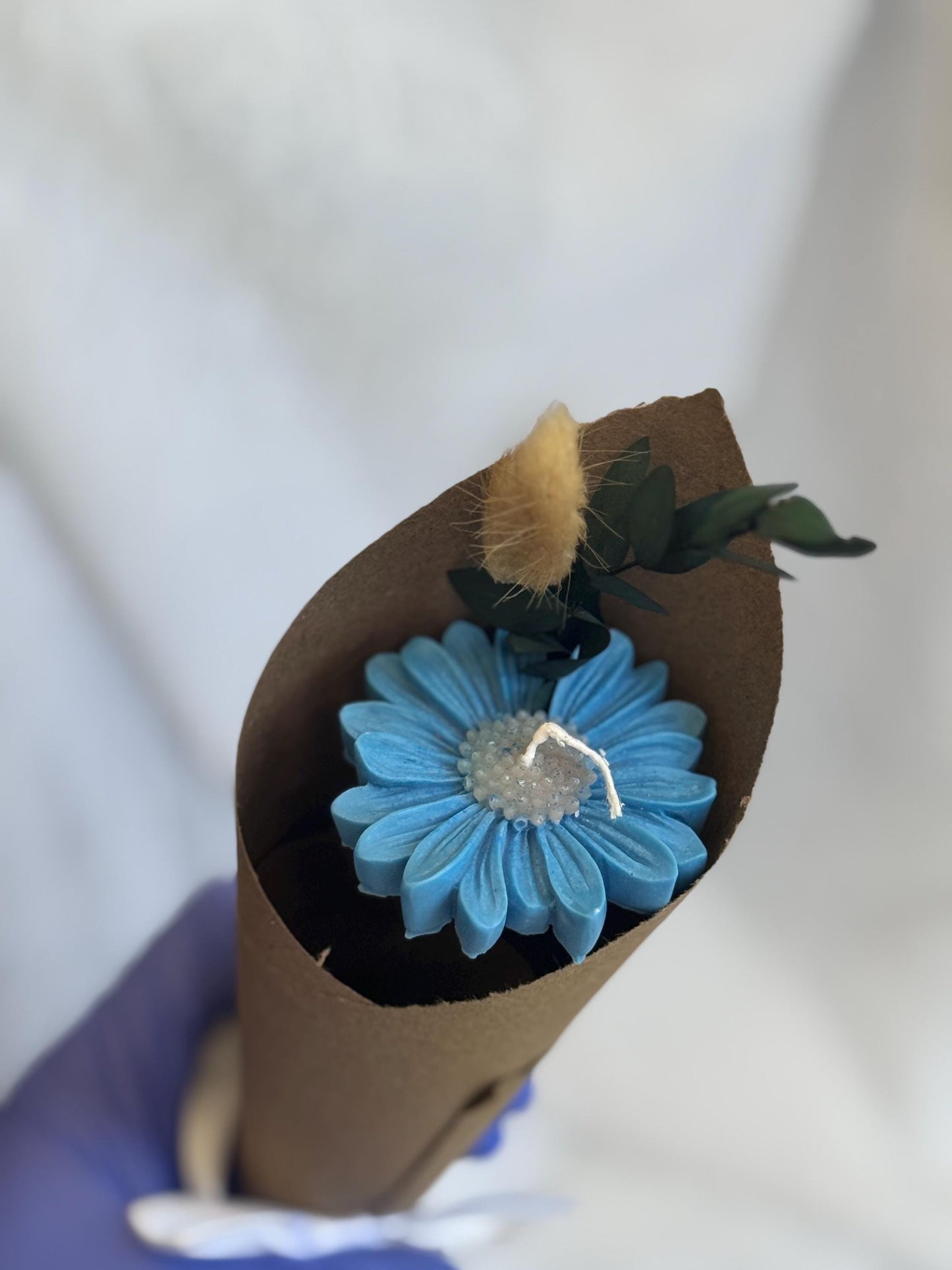 Personalized Daisy Candle Favors