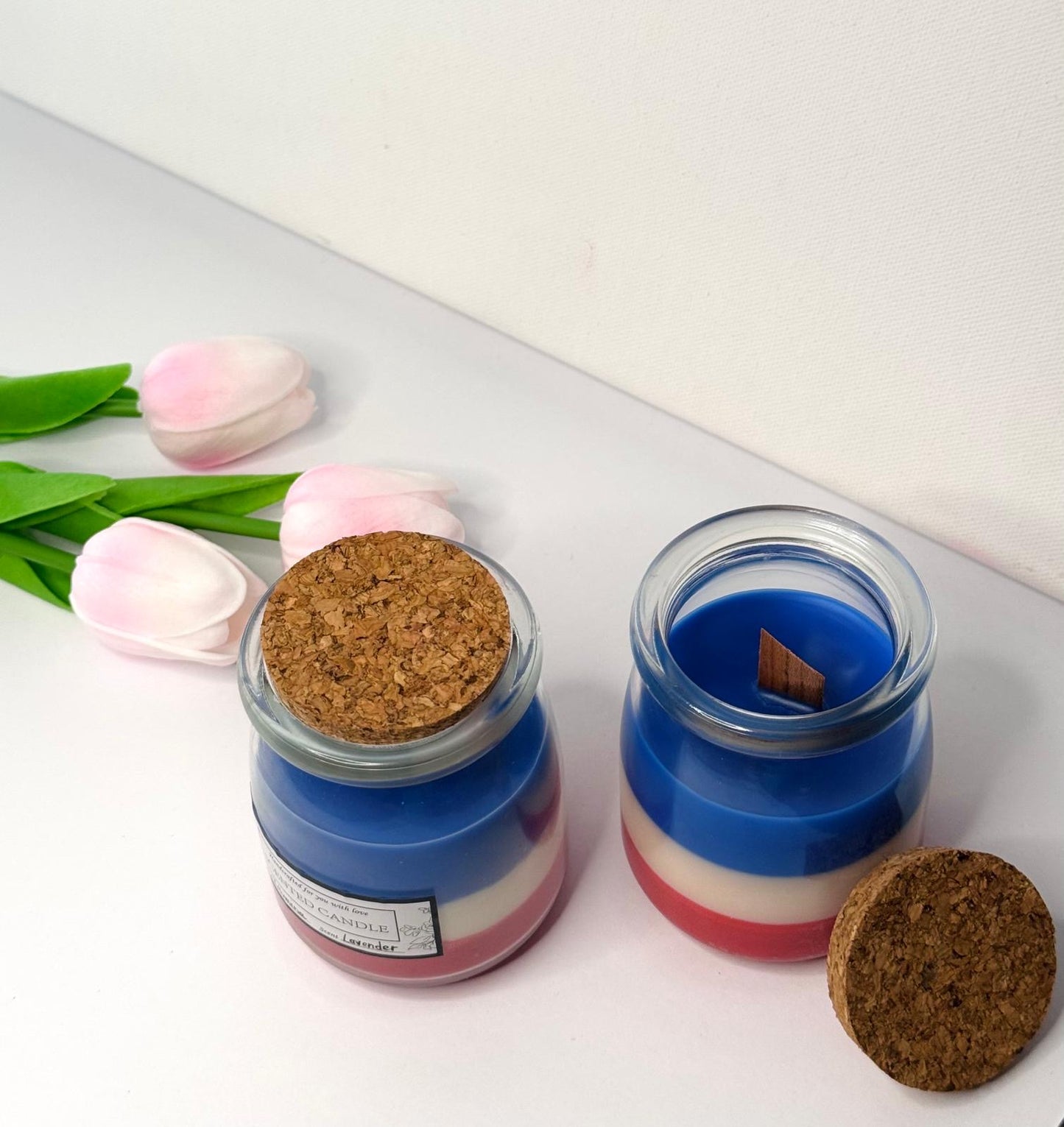 Patriotic Layered Soy Candle