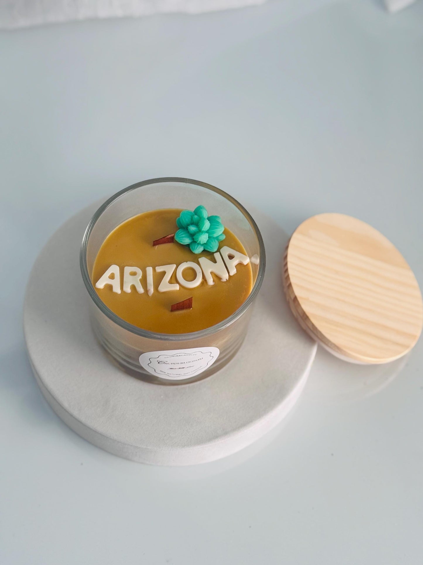 Arizona Cactus Candle Wooden Wick