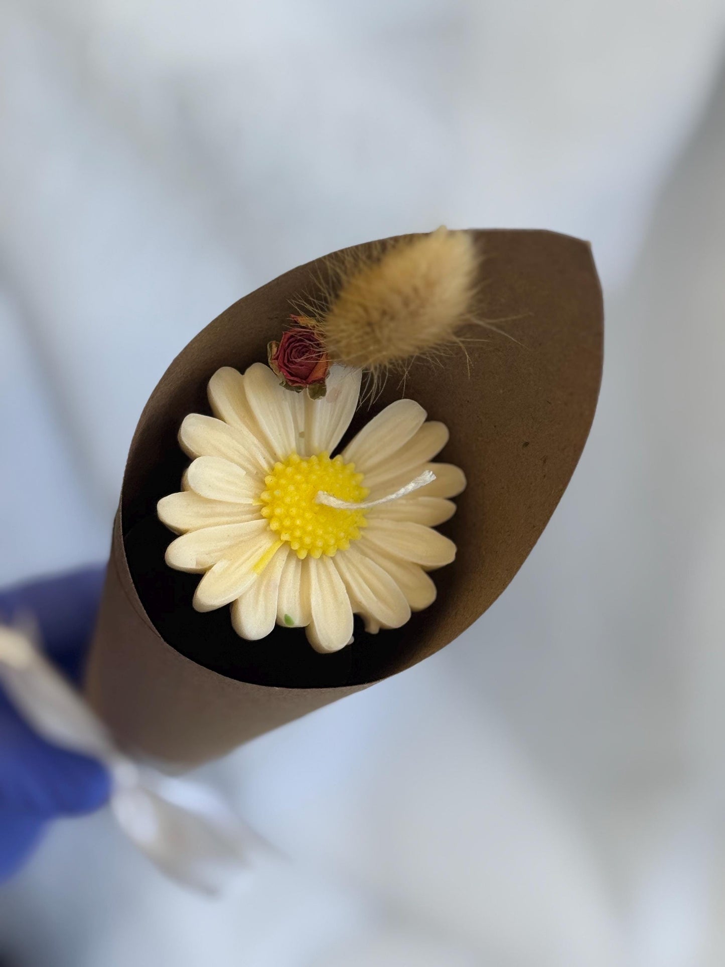 Personalized Daisy Candle Favors
