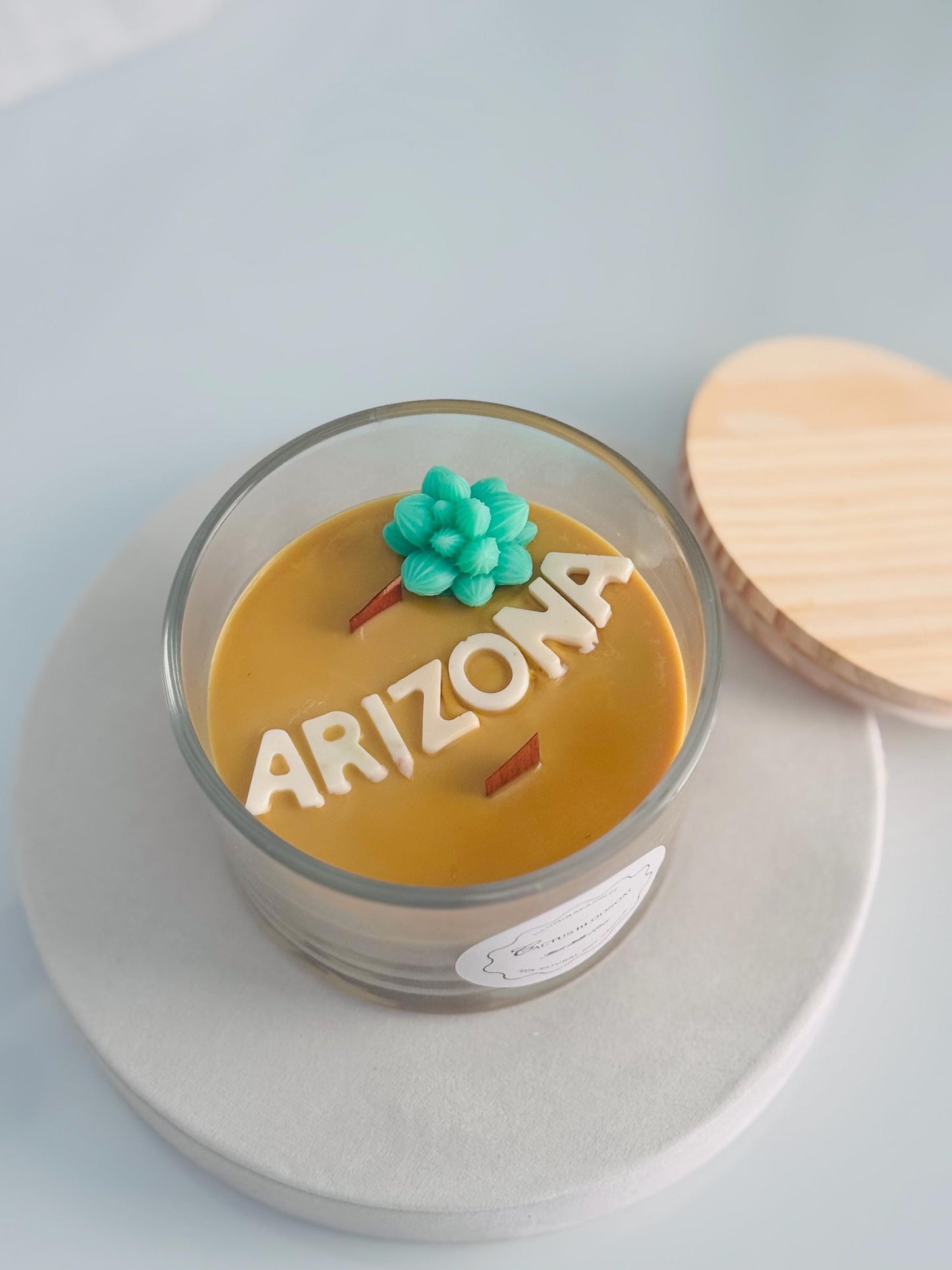 Arizona Cactus Candle Wooden Wick