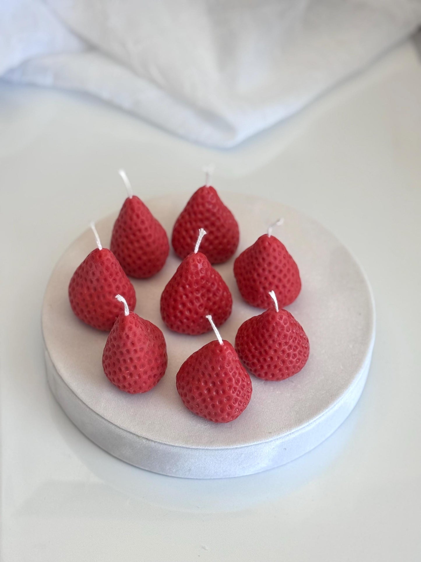 Birthday Cake Strawberry Candles